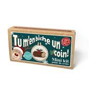 MINI KIT POINT DE CROIX - TU M'EN BUCHES UN COIN !