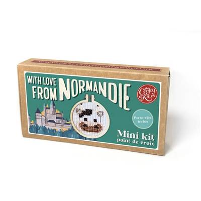 MINI KIT POINT DE CROIX - WITH LOVE FROM NORMANDIE
