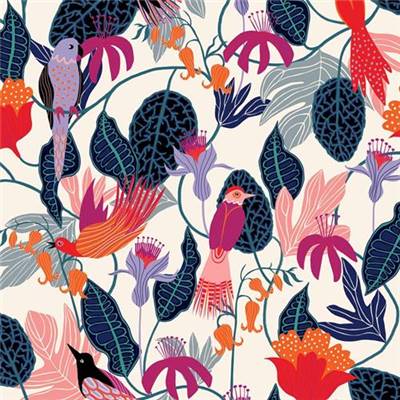 TISSU DASHWOOD STUDIO - GARDENIA RAYON 1677 - VISCOSE - 145 CM
