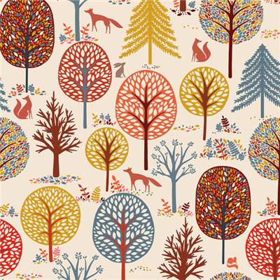 TISSU DASHWOOD STUDIO - NEW FOREST 2628 - COTON - 110 CM