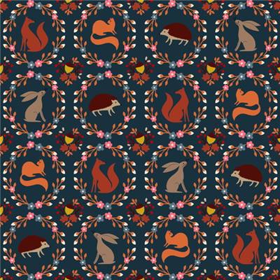TISSU DASHWOOD STUDIO - NEW FOREST 2630 - COTON - 110 CM