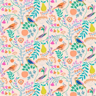 TISSU DASHWOOD STUDIO - RAYON SONGBIRD 2418 - VISCOSE - 145 CM 