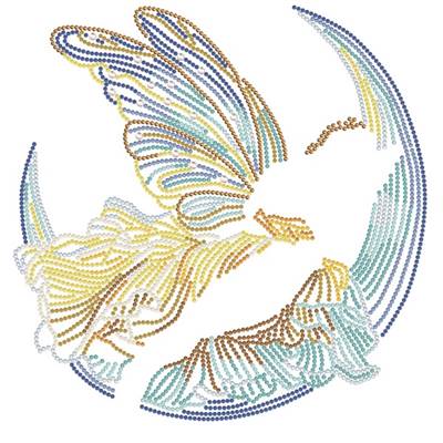 KIT BRODERIE DIAMANT DOTZ - CRESCENT MOON SLUMBER AVEC CADRE