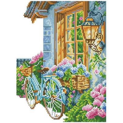 KIT BRODERIE DIAMANT DOTZ - FRENCH COUNTRY BLOOMS AVEC CADRE
