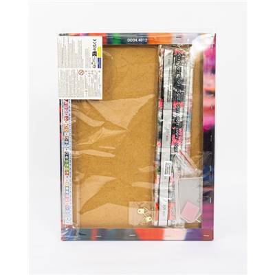 KIT BRODERIE DIAMANT DOTZ - FLORAL SWAN LAKE AVEC CADRE