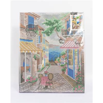 KIT BRODERIE DIAMANT DOTZ - LAKESIDE LATTE AVEC CADRE