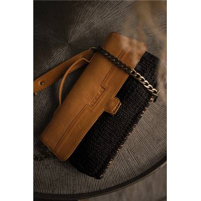 KIT HAUMEA BAG MUUD - CUIR WHISKY- COULEUR NOIR