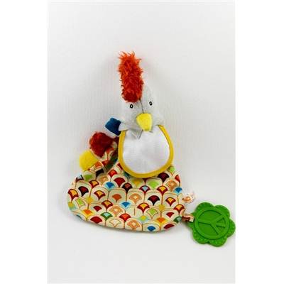 DOUDOU BOB LE COQ + BAVOIR AIDA 7PTS