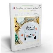 FRENCH KITS - BRODERIE DCORATIVE - 2 CV DU BONHEUR