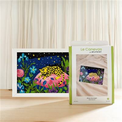 KIT CANEVAS COMPLET - DESSIN 20 X 30 CM - REVES SAUVAGES