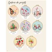BRODERIE DE FLEURS - 15 MODELES ROMANTIQUES