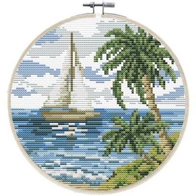 NO COUNT CROSS STITCH - SAILING AWAY