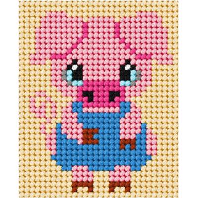 KIT DEMI POINT ENFANT 17 X 20,5 CM - PETIT COCHON