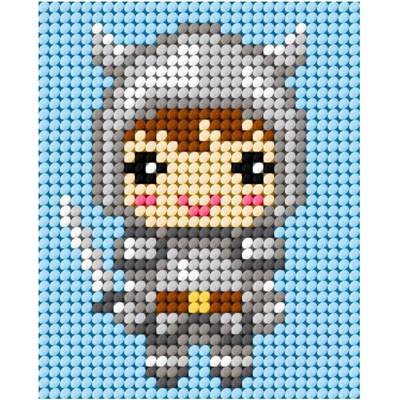 KIT DEMI-POINT ENFANT 17 X 20,5 CM - PETIT CHEVALIER