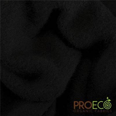 POLAIRE STRETCH EN COTON BIOLOGIQUE ProECO® - 135 CM - NOIR