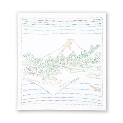 KIT OLYMPUS SK410 - SASHIKO LE MONT FUJI 3 - 34 X 34 CM
