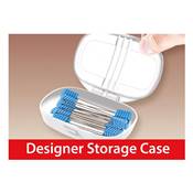 EPINGLES A QUILTER A TETE PLATE EXTRA LONGUES "REGULAR" - BTE DE 5