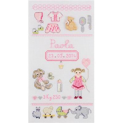 KIT CARTON PERFORE BEBE CALIN FILLE