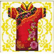 NO COUNT CROSS STITCH - KIMONO ROSE POUR MONSIEUR