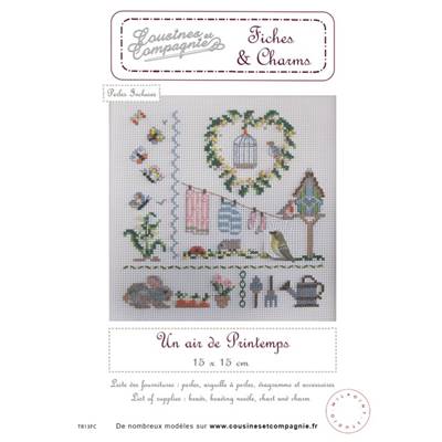 UN AIR DE PRINTEMPS - SEMI-KIT FICHES & CHARMS