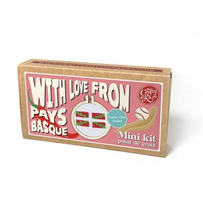 MINI KIT POINT DE CROIX - WITH LOVE FROM PAYS BASQUE