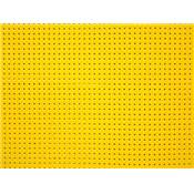 VINYLE LAQUE PERFORE JAUNE largeur 45 cm- minimum 5 mtres