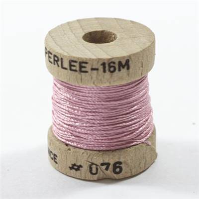 SOIE PERLEE - COL 076 - BOBINE BOIS DE 16 METRES
