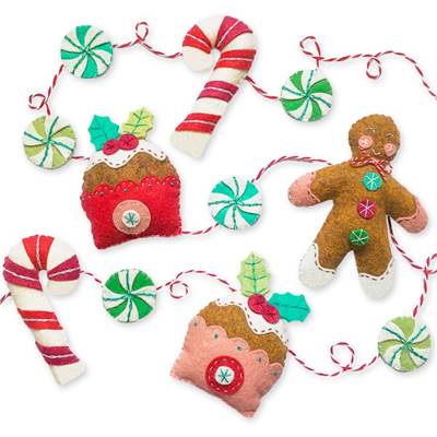 KIT FEUTRINE GUIRLANDE GOURMANDISES DE NOEL
