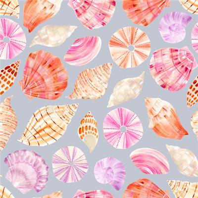 TISSU DASHWOOD STUDIO - CORAL COAST 2466 - COTON - 110 CM