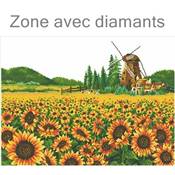 KIT BRODERIE DIAMANT - LE MOULIN AUX TOURNESOLS