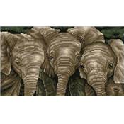 KIT BRODERIE DIAMANT - TRIO D'ELEPHANTS