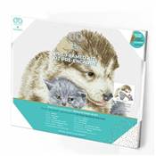 KIT BRODERIE DIAMANT SQUARES - BESTIES - PRE-ENCADRE
