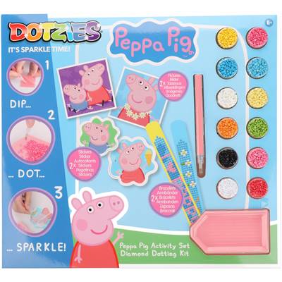 DOTZIES - PEPPA PIG - COFFRET ACTIVITE - 6 PROJETS