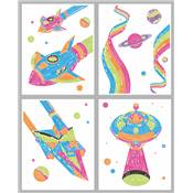 KIT BRODERIE DIAMANT DOTZIES FLOCK - 4 ESPACES