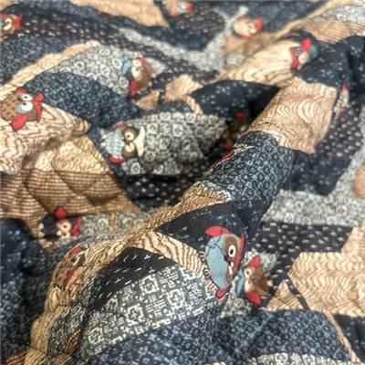 TISSU MATELASSE KURENAI 13100-1A - COTON-POLYESTER  - 110 CM 