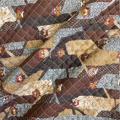 TISSU MATELASSE KURENAI 13100-1C - COTON-POLYESTER  - 110 CM 