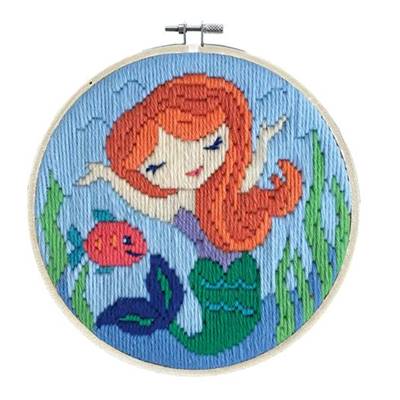 KIT POINT LANCE LADYBIRD PETITE SIRENE - DIA. 15 CM - AVEC TAMBOUR