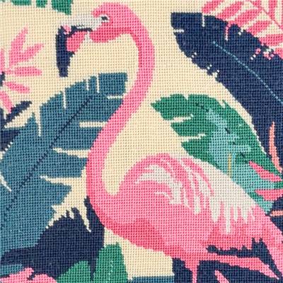 KIT CANEVAS COMPLET - DESSIN 30 X 40 CM - FLAMAND TROPICAL