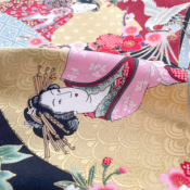 TISSU JAPONAIS NAKA FABRICS - 1750-10A - 100% COTON - 110 CM