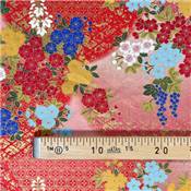 TISSU JAPONAIS NAKA FABRICS - 1750-40B - 100% COTON - 110 CM