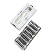PACK 6 BRODERIE METALLISEE - ARGENT