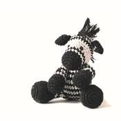 KIT AMIGURUMI HOOOKED - ZIZI LE ZEBRE - NOIR