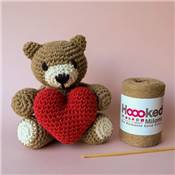 KIT AMIGURUMI HOOOKED - VALENTINO L'OURS EN PELUCHE - TEAK