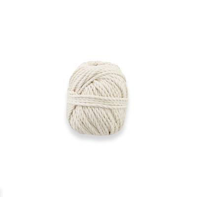 CORDE COTON MACRAME 25 METRES X 3 MM - COL. NATUREL