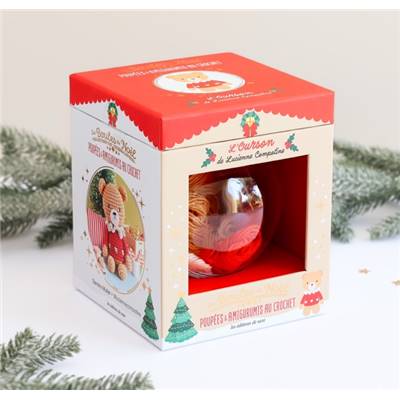 COFFRET LES BOULES DE NOEL AU CROCHET - L'OURSON