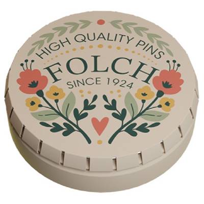 EPINGLES COUTURE SUPER FINES - BOITE DE 25G - TISSU DELICAT - FOLCH
