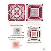 QUILTS & REDWORK - 60 BLOCS DE BRODERIE ROUGE