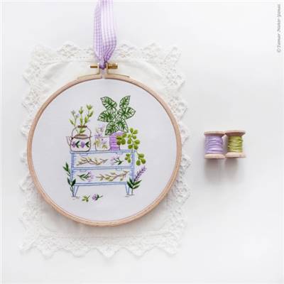 LET IT GROW - KIT BRODERIE 21X21CM - TAMBOUR NON INCLUS - TAMAR NY