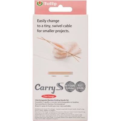 SET AIGUILLES INTERCHANGEABLES CARRY S FINE GAUGE 2.50MM - TULIP
