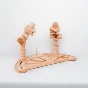 SUPPORT DE TAMBOUR AVEC TABLETTE ET ORGANISEUR